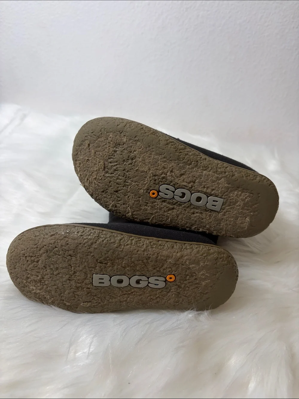 Bogs Black Winter Rain Snow Boots with Soft Faux-Fur Lining